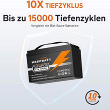 2pcs 12V 100AH LiFePO4 Akku Batterie mit Smart Bluetooth BMS 100A Für Wohnmobil, Solar & Off-Grid-Anwendungen