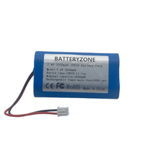 18650 7,4 V Lithiumbatterie 3500 mAh Akkupack Lautsprecher Lautsprecher Schutzplatine