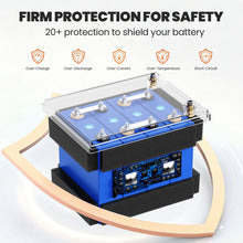 KEEPBATT 12V 100Ah LiFePO4 Batterie mit 14.6 20A Schnellladegerät Tieftemperaturschutz für Elektromotor