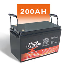 4 x 12V 200Ah LiFePO4 Lithium Eisen Akku für Batterie Wechselrichter Auto Wohnmobil Solarsystem