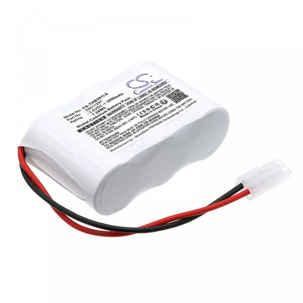 3,6 V 2000 mAh Ersatzakku für Thorn Voyager 96633305, 96633308, Blade 2, Blade 2 E3D Notlicht