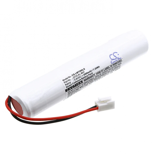 3,6 V 2000 mAh Ersatzbatterie für Lumenxl OTG-KL OTG-KL-1 OTG-EF-55 Notlicht