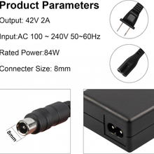 42V  2A Ninebot Elektroroller-Ladegerät, runder RCA-Anschluss, kompatibel mit 36 V Li-Ionen-Akku für Xiaomi M365 Segway