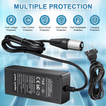 24V 2A 3-poliges XLR-Ladegerät Für Elektroroller-Akkus Für Go-Go Elite Traveller Plus HD US, Pride Mobility Scooter, Ezip Mountain Trailz, Jazzy Power Chair