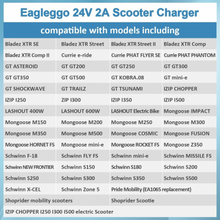 24V 2A 3-poliges XLR-Ladegerät Für Elektroroller-Akkus Für Go-Go Elite Traveller Plus HD US, Pride Mobility Scooter, Ezip Mountain Trailz, Jazzy Power Chair