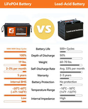 24V 29.2V 100Ah 2560Wh Intelligente LiFePO4 Akku mit 100A BMS Bluetooth perfekt für Wohnmobile Boote