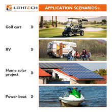24V 29.2V 100Ah 2560Wh Intelligente LiFePO4 Akku mit 100A BMS Bluetooth perfekt für Wohnmobile Boote