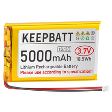 3,7V 5000mAh 105080 LiPo-Akku Wiederaufladbar 1S 3C Mit PCB PH2.0 Stecker Für Arduino ESP32 Board RPI