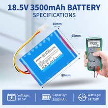 KEEPBATT 18,5V 3500mAh Li-Ionen-Ersatzakku Für Gardena Sileno R100Li R130Li R160Li