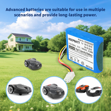 18,5V 3400mAh Li-Ionen-Ersatzakku kompatibel mit Husqvarna Automower 310 Automower 315 Mähroboter