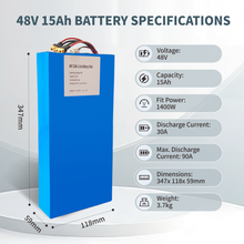 48V 15Ah Lithium Akku für SXT ULTIMATE LITE E-Scooter Schnellladen
