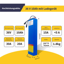 akku 36v 10ah elektrofahrrad Akku 36V 10Ah
