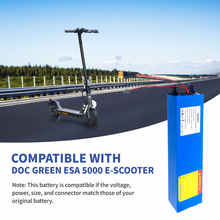 Schnellladung 36V 7.8Ah Ersatzbatterie Für DOC GREEN ESA 5000 E-Scooter