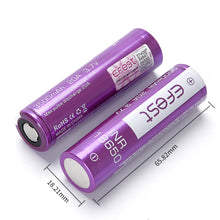 2 Stücke 18650 3,7V 3500mAh Li-Ionen Batterie wiederaufladbar für Power Bank Taschenlampe Lithium Akkupack