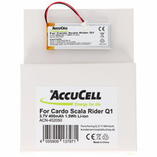3,7V 320mAh LiPo Akku Passend Für Den Cardo Rider Q1 Scala Rider Q1 Scala Rider Q3 Solo Akku WW452050PL