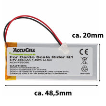 3,7V 320mAh LiPo Akku Passend Für Den Cardo Rider Q1 Scala Rider Q1 Scala Rider Q3 Solo Akku WW452050PL