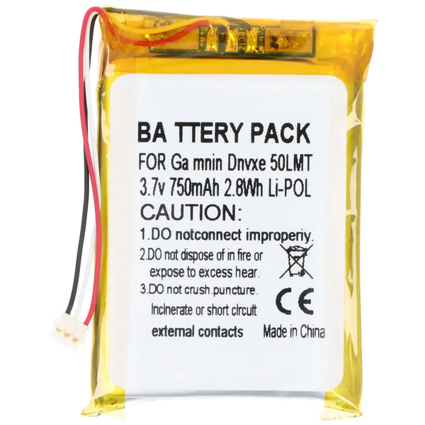 3,7V 750mAh Li-PO Akku für Garmin DriveLuxe 50 LMT Akku 361-00056-21