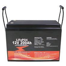 12V 200Ah LiFePO4 Lithium Eisen Akku 200A (1C) BMS für Batterie Wechselrichter Auto Wohnmobil Solarsystem