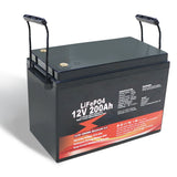 4 x 12V 200Ah LiFePO4 Lithium Eisen Akku für Batterie Wechselrichter Auto Wohnmobil Solarsystem