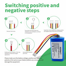 NTC 7,4V 18650 2S1P 2600mAh Akku für Canton Musicbox XS 3-polig 2.0-3P/2.54-3P