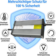 29.2V 20A LiFePO4 Ladegerät Automatisches Intelligentes Batterieladegerät Entwickelt