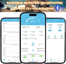 EU-Lager 12V 100AH Akku 12,8V LiFePO4 Batterie mit Bluetooth BMS für RV Boote Solarstromanlagen