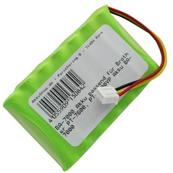 8,4V 800mAh NiMH Akku Passend Für Brother PT-7600, PT-7600VP Akku BA-7000