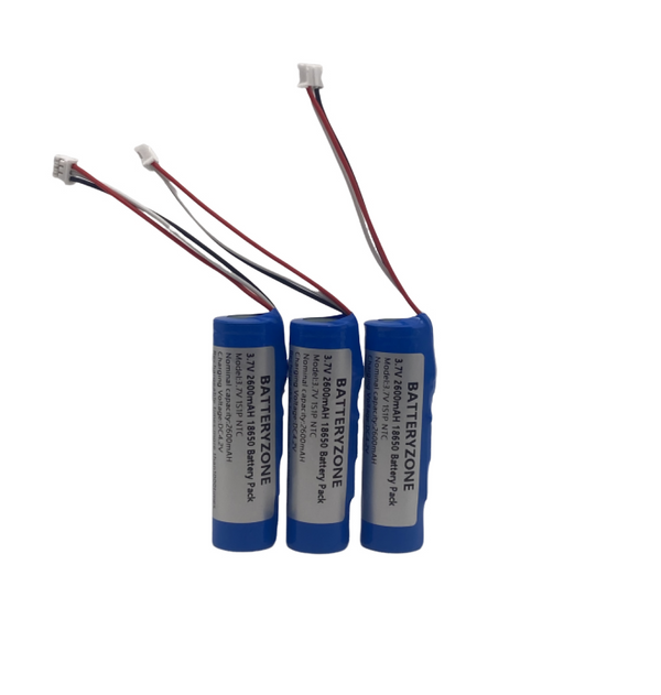 3PCS 18650 3000mAh wiederaufladbarer Li-Ion 3,7V Akku mit PCB-Drahtstecker Li-Ion Akku