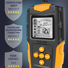 E-FAST Batterie TK-100 Tester Digitalanzeige 12V/24V Autobatterie Innenwiderstandstester