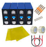 4PCS 3.2V 280Ah lifepo4 Batterie DIY Kit 12V 280AH Elektroroller RV Solarenergiespeichersystem Akkupack