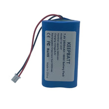 EU Versand NTC 7,4V 18650 2S1P 2600mAh Akku für Scheinwerfer Taschenlampe XH2.54-2P Beachten Polarität