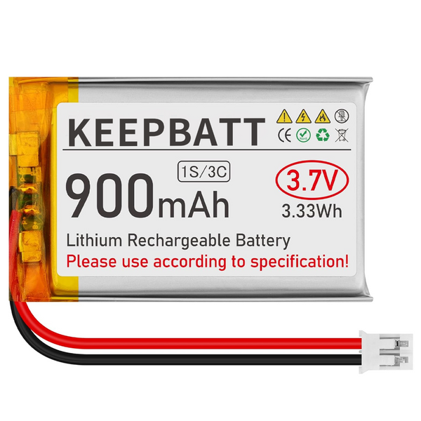 3,7V 900MAh 603450 LiPo-Akku Wiederaufladbar 1S 3C Mit Dual-Akku-PCB Micro PH2.0 Stecker Für IoT-PDA-Kamera GPS Smart-Entwicklung