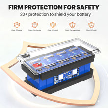 24V 100Ah LiFePO4 Akku Lithium-Eisenphosphat Batterie mit 100A BMS Ideal für Wohnmobil, Boot & Solar