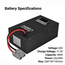60V LiFePO4 Akku für Econelo J4000 Seniorenmobil – 63V 40Ah Lithium Upgrade-Batterie