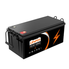 24V 100Ah LiFePO4 Akku Lithium-Eisenphosphat Batterie mit 100A BMS Ideal für Wohnmobil, Boot & Solar