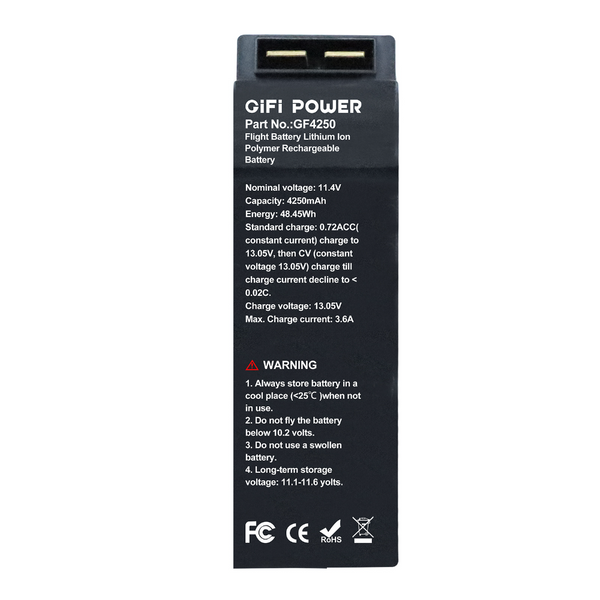 Intelligenter 11,4V 4250mAh Ersatzakku für Swellpro Spry Spry+ Drohne