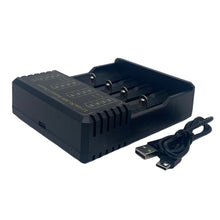 18650 Ladegerät Universal Akkuladegerät für 18650 18500 18350 17670 17500 16340 14500 3.7v Li-Ion NI-MH Akku Batterieladegerät