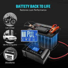 20A 12V/24V Lifepo4 Lithium AGM Gel Smart Batterieladegerät Für Auto, Boot, Motorrad, Rasenmäher