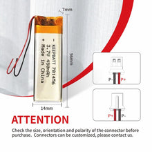 701456 Lipo Ersatz 3,7V 450mAh Lithium-Polymer-Akku für E-Reader