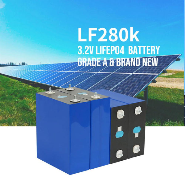 DIY 4PCS 3,2V 280AH Lifepo4 Akku mit Daly BMS Wiederaufladbare LF280k Akkupack Solarenergiespeichersystem