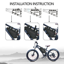 52V 24AH U004 Ebike Motor Lithium-ionen Batterie Elektrische Fahrrad 50A BMS wasserdichte Dreieck Batterie mit Ladegerät Im Freien ebike