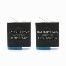 2PCS 1220mAh 3.85V Akku für GoPro Hero8/7/6/5 Coyote Sportkamera AHDBT801