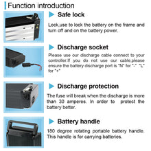 EU Lagerhaus 48V 13Ah Batterie lithium-ionen Ebike mit 30A BMS für Im Freien T032