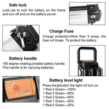 EU Lagerhaus 24V 10Ah Batterie S006 Silber- lithium-ionen Ebike Batterie mit 15A BMS für Im Freien ebike