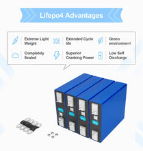 4PCS 3.2V 202Ah Lithium Eisenphosphat Batterie lifepo4 Batterie 3C Solar Fur 12V 24V 202Ah Batterie