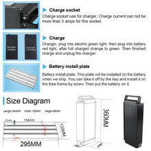 EU Lagerhaus 48V 15Ah Batterie lithium-ionen Ebike mit 30A BMS für Im Freien T032