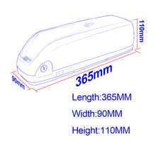 EU Lagerhaus 48V 13Ah Batterie S039-3 lithium-ionen Hailong Ebike mit BMS USB für 750W 1000W Motor Notfall backup Motor