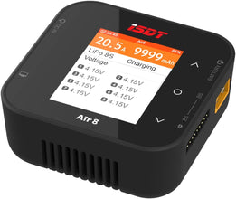 ISDT Air 8 Akku 500W 20A Lipo Balance Ladegerät Smart Digital Ladegerät für RC 1-8S Akku Batterien