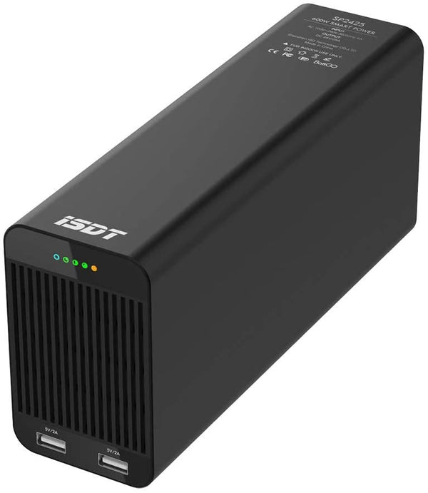 SP2425 ISDT BattGo 600W 25A LED-Anzeigelampe Smarter Netzteiladapter mit doppeltem USB-Ladeausgang