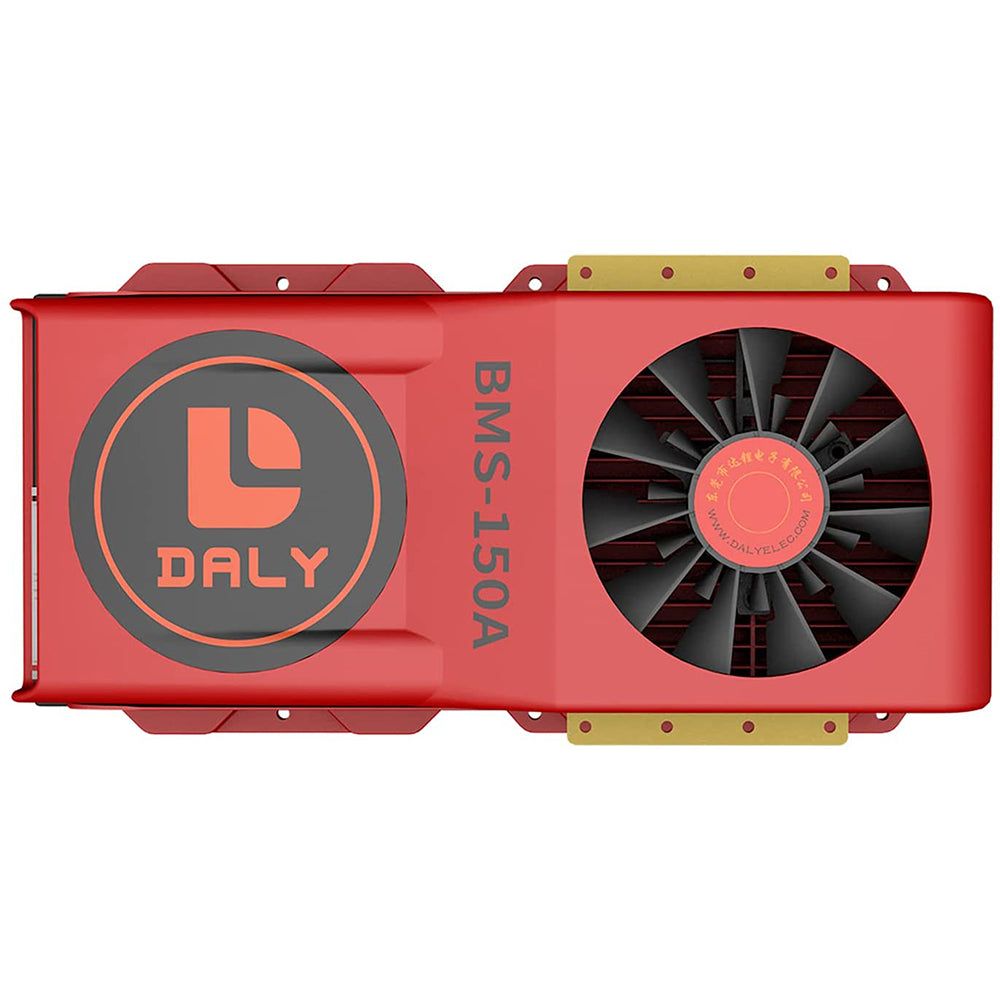 Daly smart bms Lifepo4 15S 48V 150A with Fan bluetooth 50 120 209